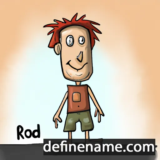 cartoon of the name Rodi