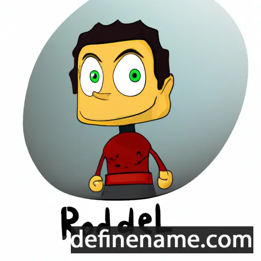 cartoon of the name Rodiel