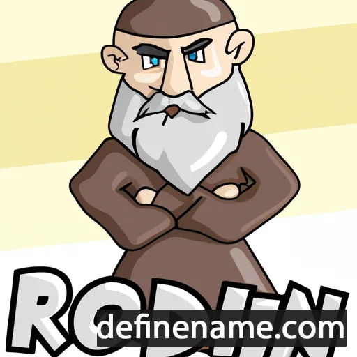 cartoon of the name Rodin