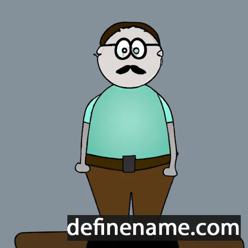 cartoon of the name Rodmund