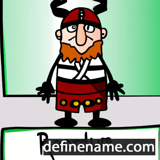 cartoon of the name Rodmundur