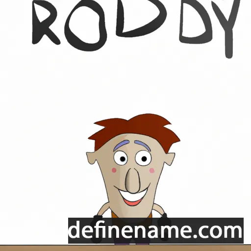 cartoon of the name Rodny