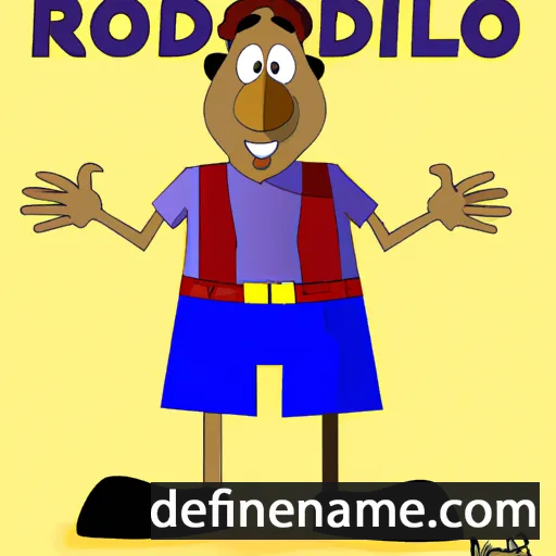 cartoon of the name Rodoaldo