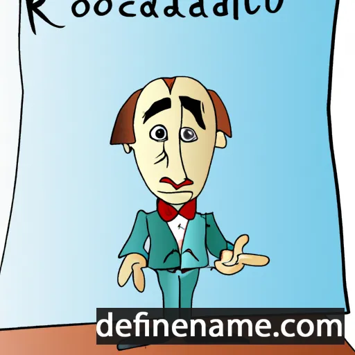 cartoon of the name Rodolfuccio