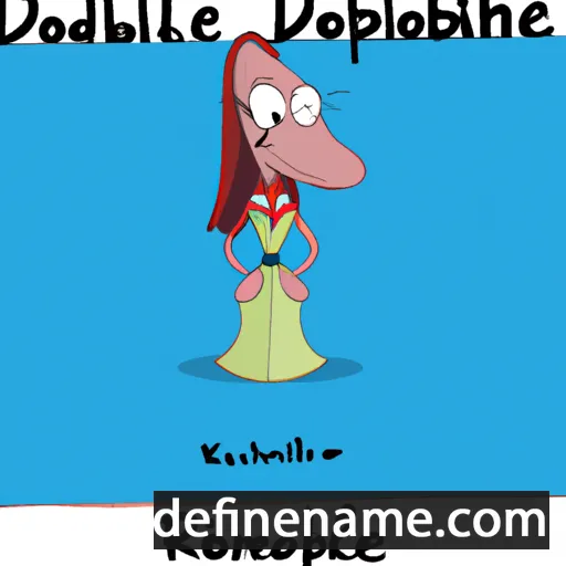 cartoon of the name Rodolphine