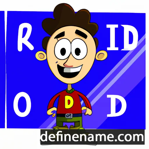 cartoon of the name Rodri