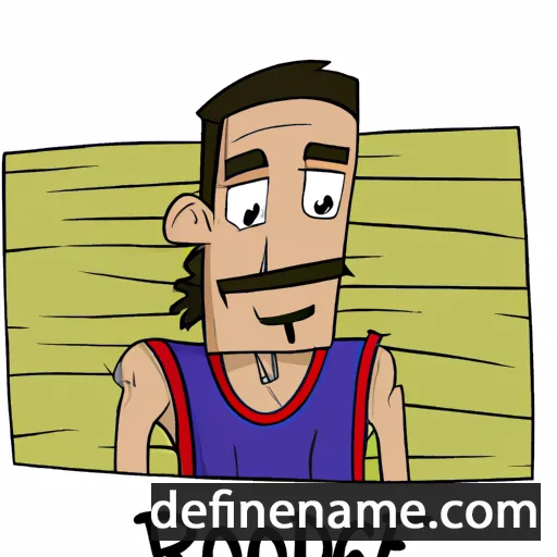 cartoon of the name Rodriguez