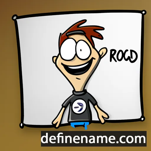 cartoon of the name Rodryg