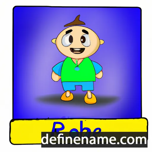 cartoon of the name Roebi