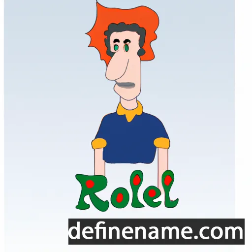 cartoon of the name Roel