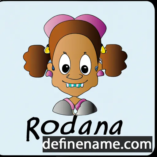 cartoon of the name Roelanda