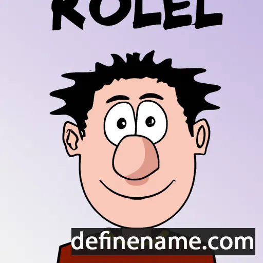 cartoon of the name Roelf