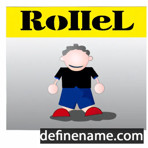 cartoon of the name Roelfien