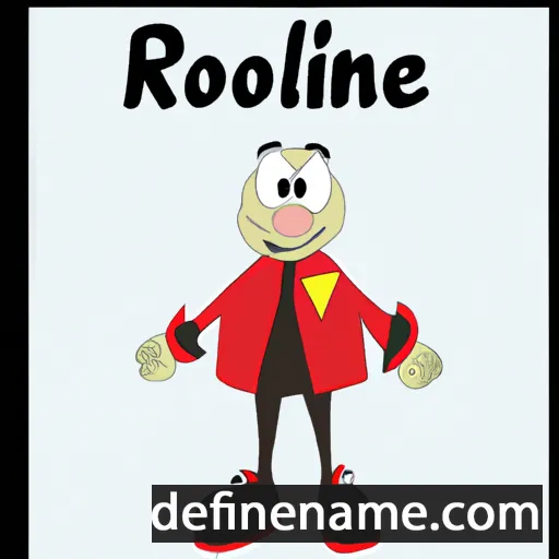 cartoon of the name Roelfine