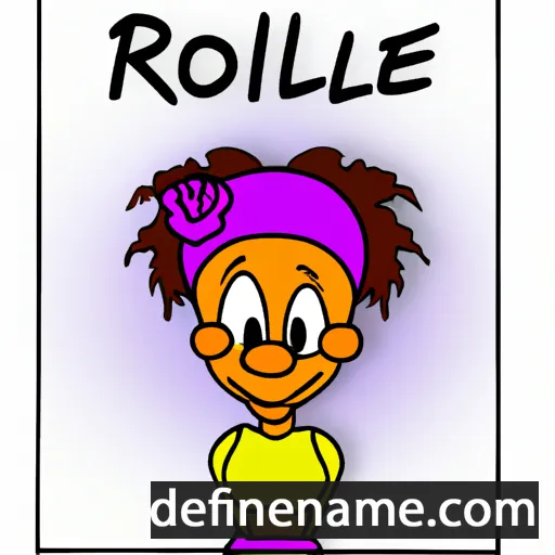 cartoon of the name Roelie