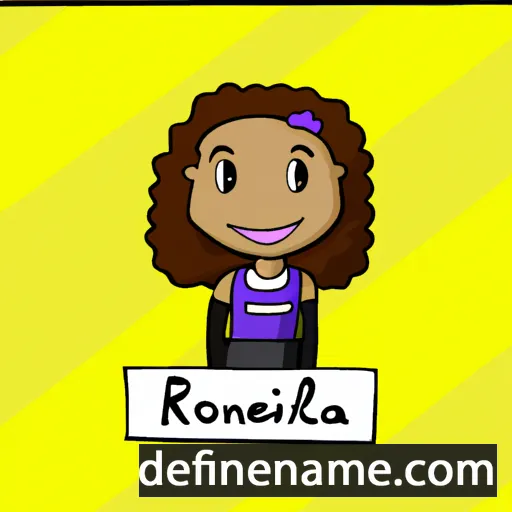 cartoon of the name Roelina