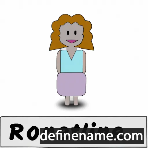 cartoon of the name Roeline