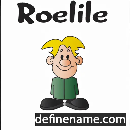 cartoon of the name Roelofje