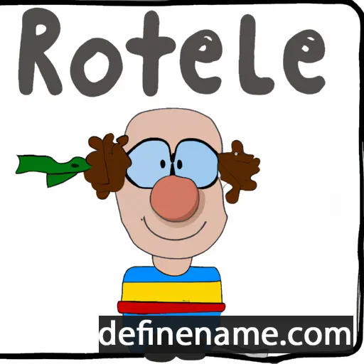 cartoon of the name Roeltje