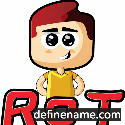 cartoon of the name Rofi