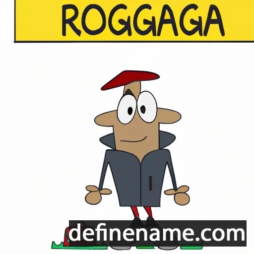 cartoon of the name Rogaciano