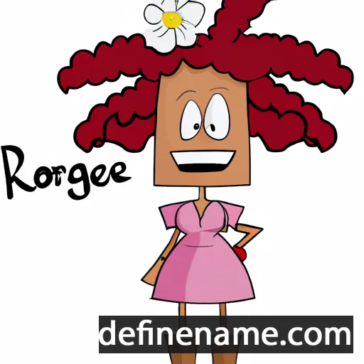 cartoon of the name Rogéria