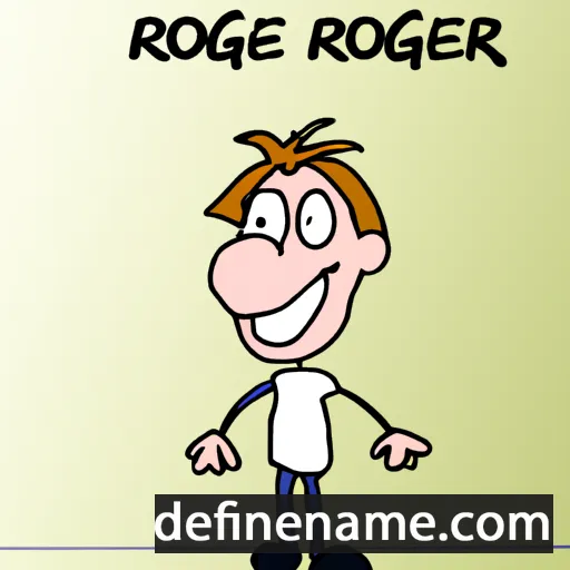 cartoon of the name Rogèr