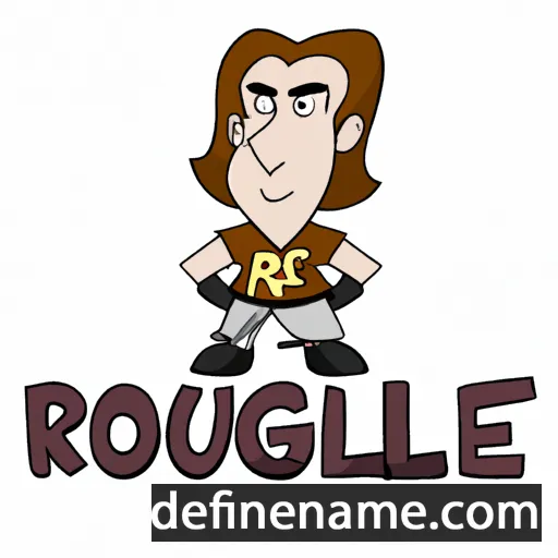 cartoon of the name Rogue