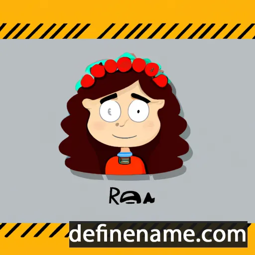 cartoon of the name Rómana