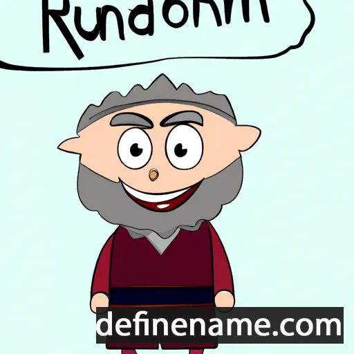 cartoon of the name Rómundur