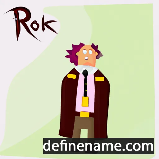 cartoon of the name Rósinkar