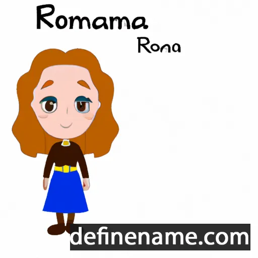 cartoon of the name Rohanna