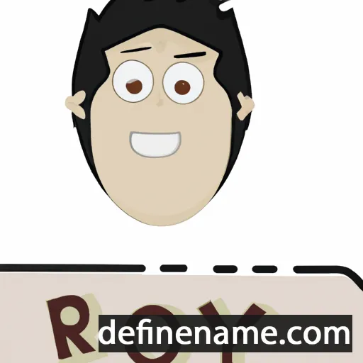 cartoon of the name Rohy