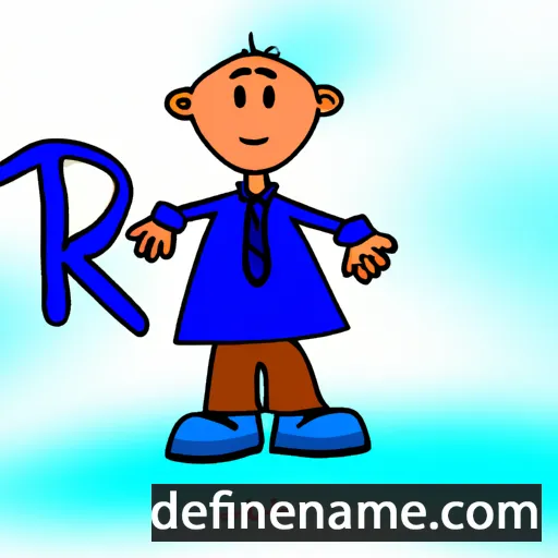 cartoon of the name Roi