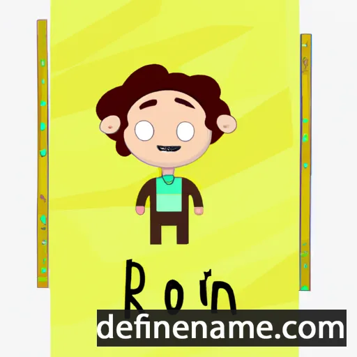 cartoon of the name Roin