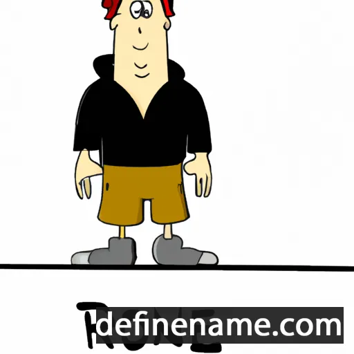 cartoon of the name Roine