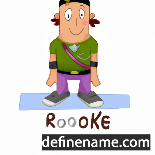 cartoon of the name Rokhe