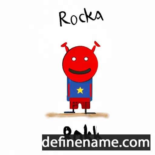 cartoon of the name Rokkó