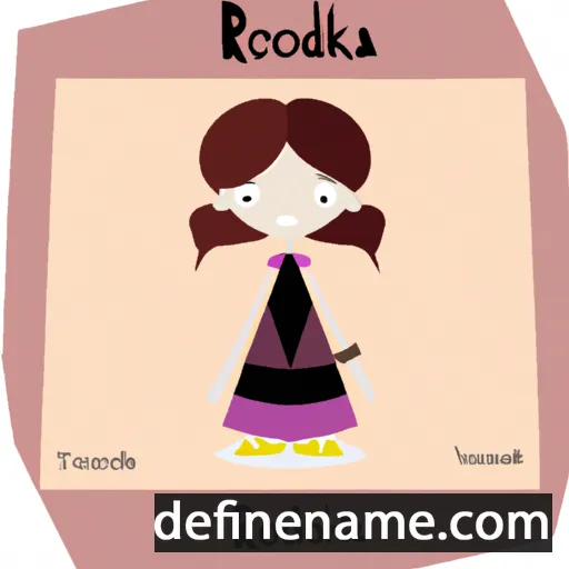 Roksanda cartoon