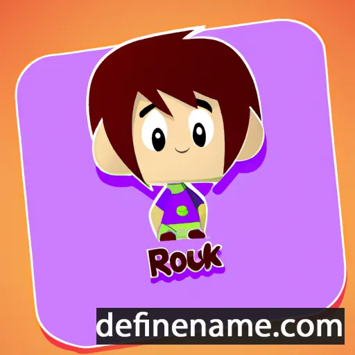 cartoon of the name Roku