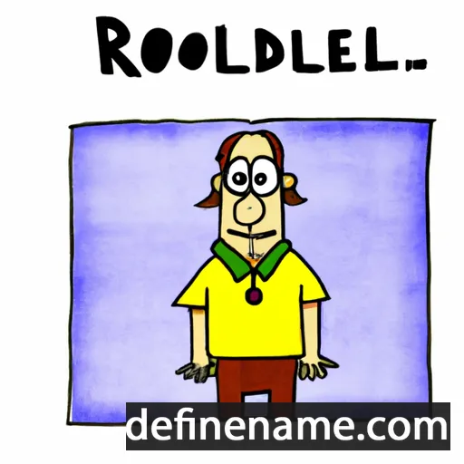 Roldolf cartoon