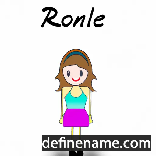 cartoon of the name Rolene