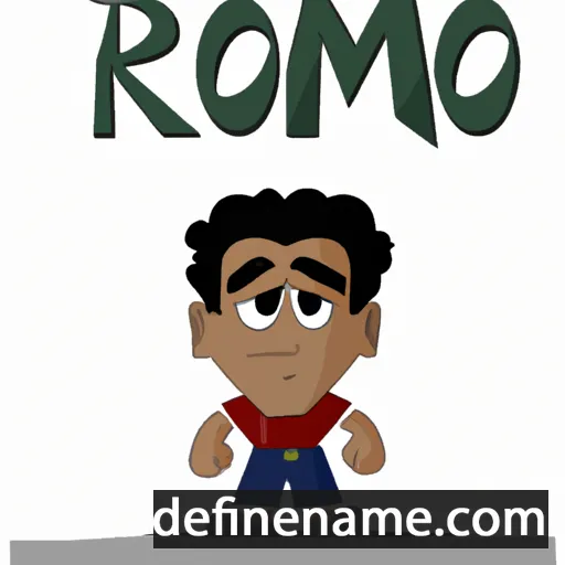 cartoon of the name Romário