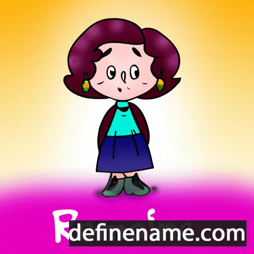 cartoon of the name Romaline