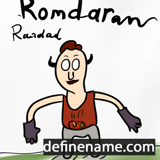 cartoon of the name Romanadvoratrelundar