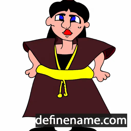 cartoon of the name Romani