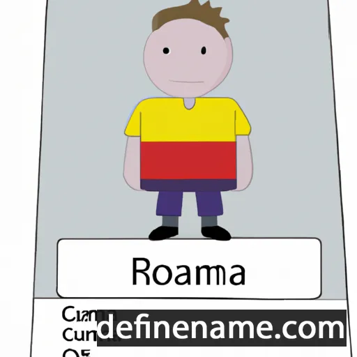 cartoon of the name Romania