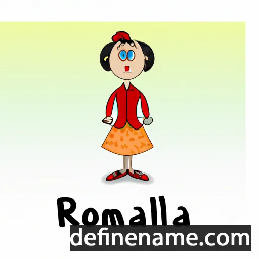 cartoon of the name Romanilla