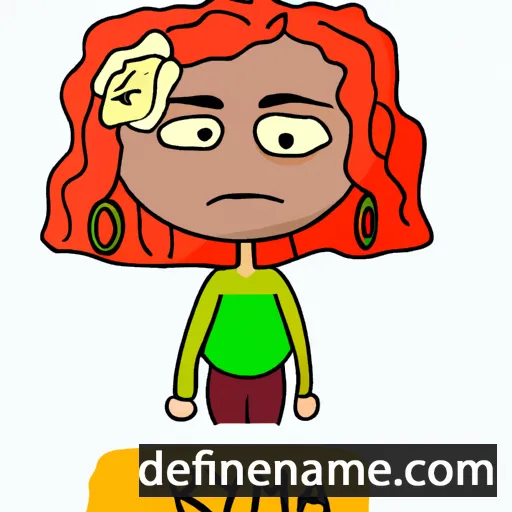 cartoon of the name Romaya