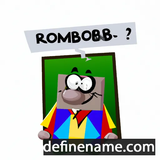 Romboud cartoon